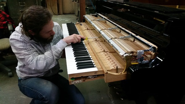 Pianos Daoust - Installation d'un système Silent